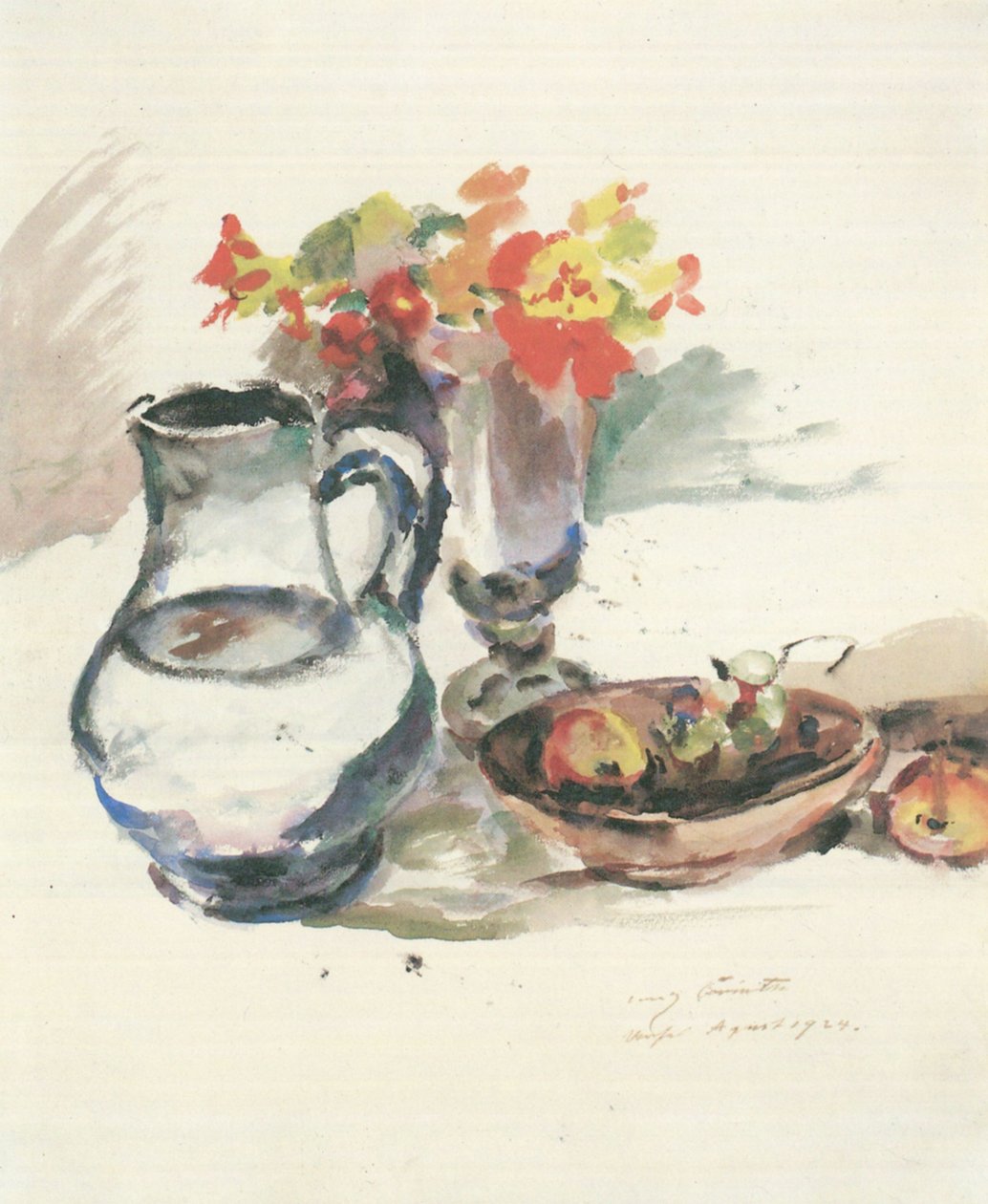 Stillleben Kapuziner-Straße von Lovis Corinth