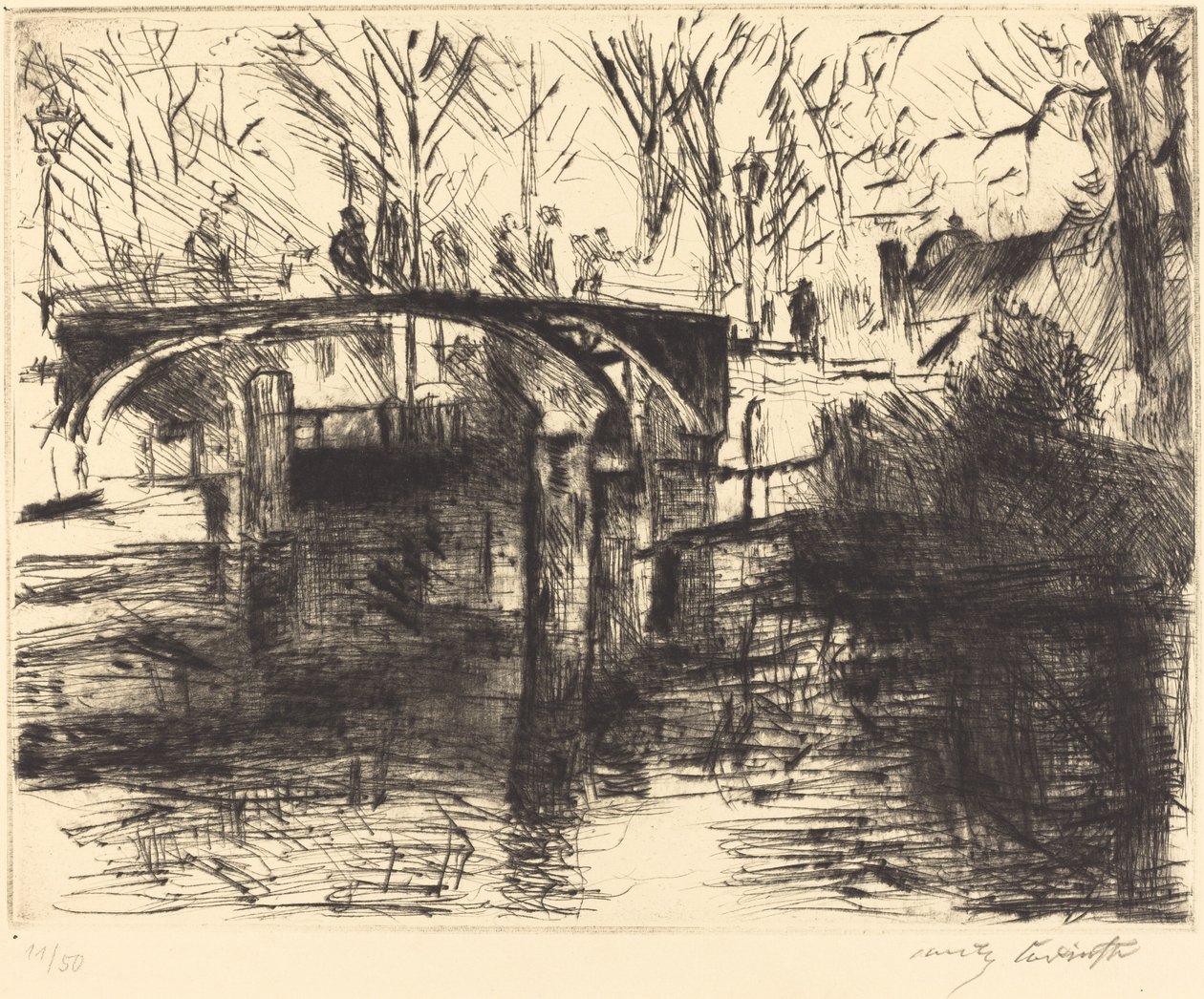 Blick auf den Tiergarten, 1920 von Lovis Corinth