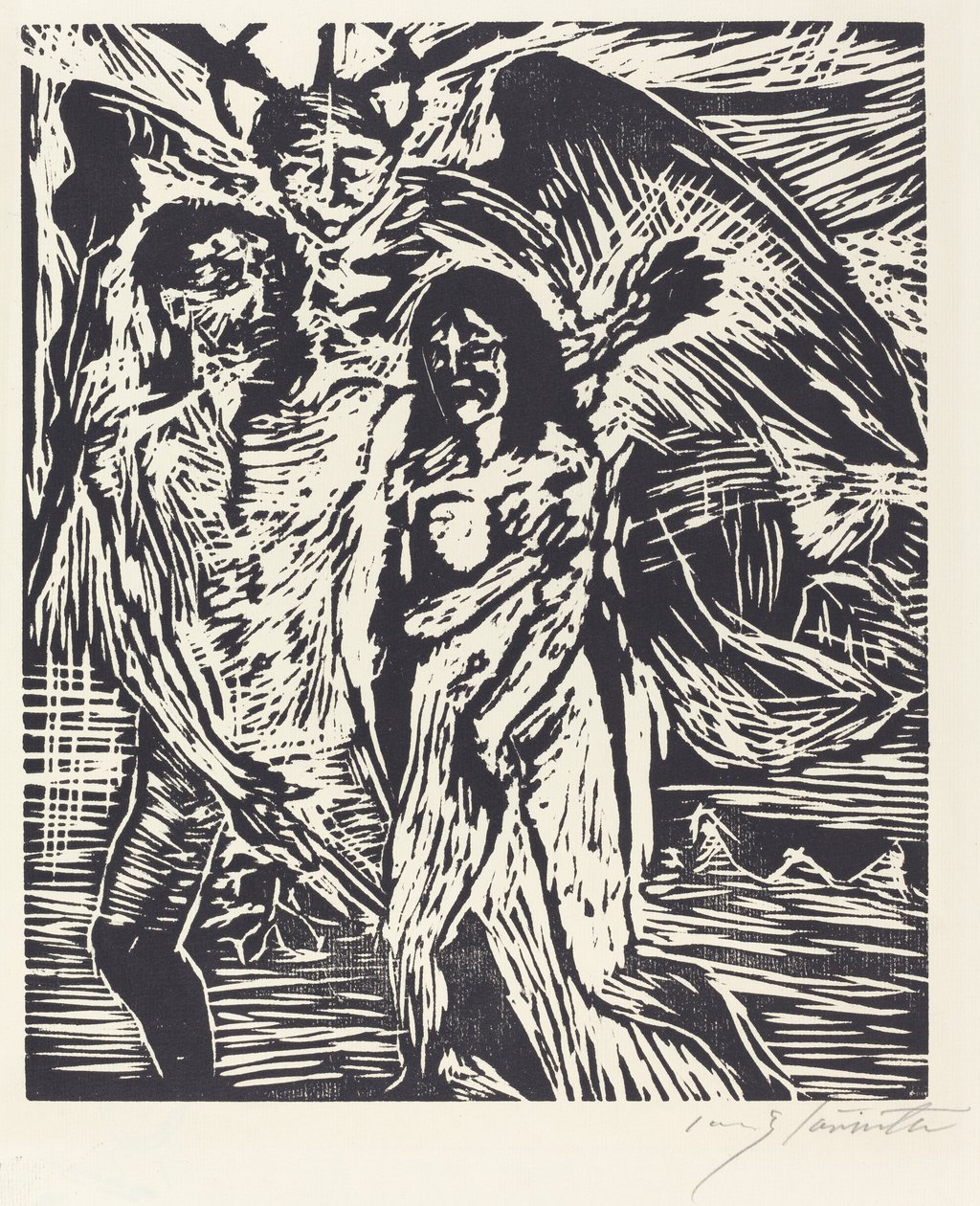 Austreibung aus dem Paradies von Lovis Corinth