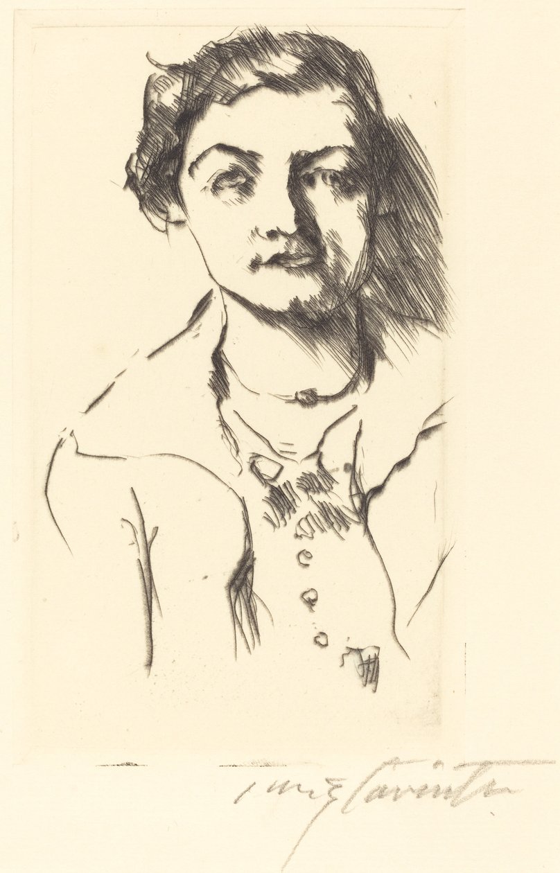 Bildnis einer jungen Dame—Anneliese Halbe von Lovis Corinth