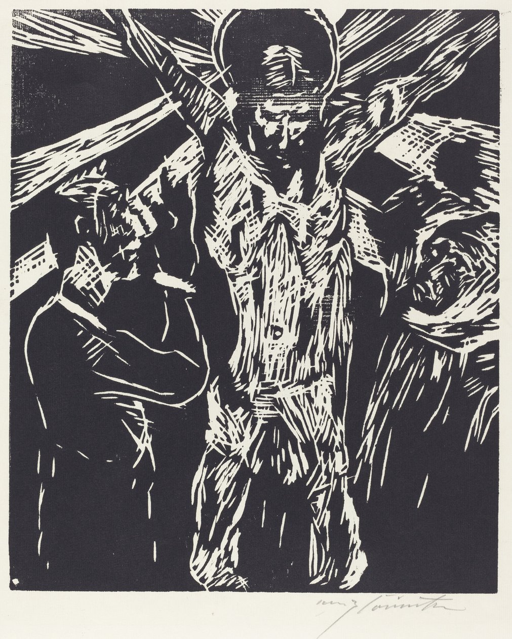 Die Kreuzigung, 1919 von Lovis Corinth