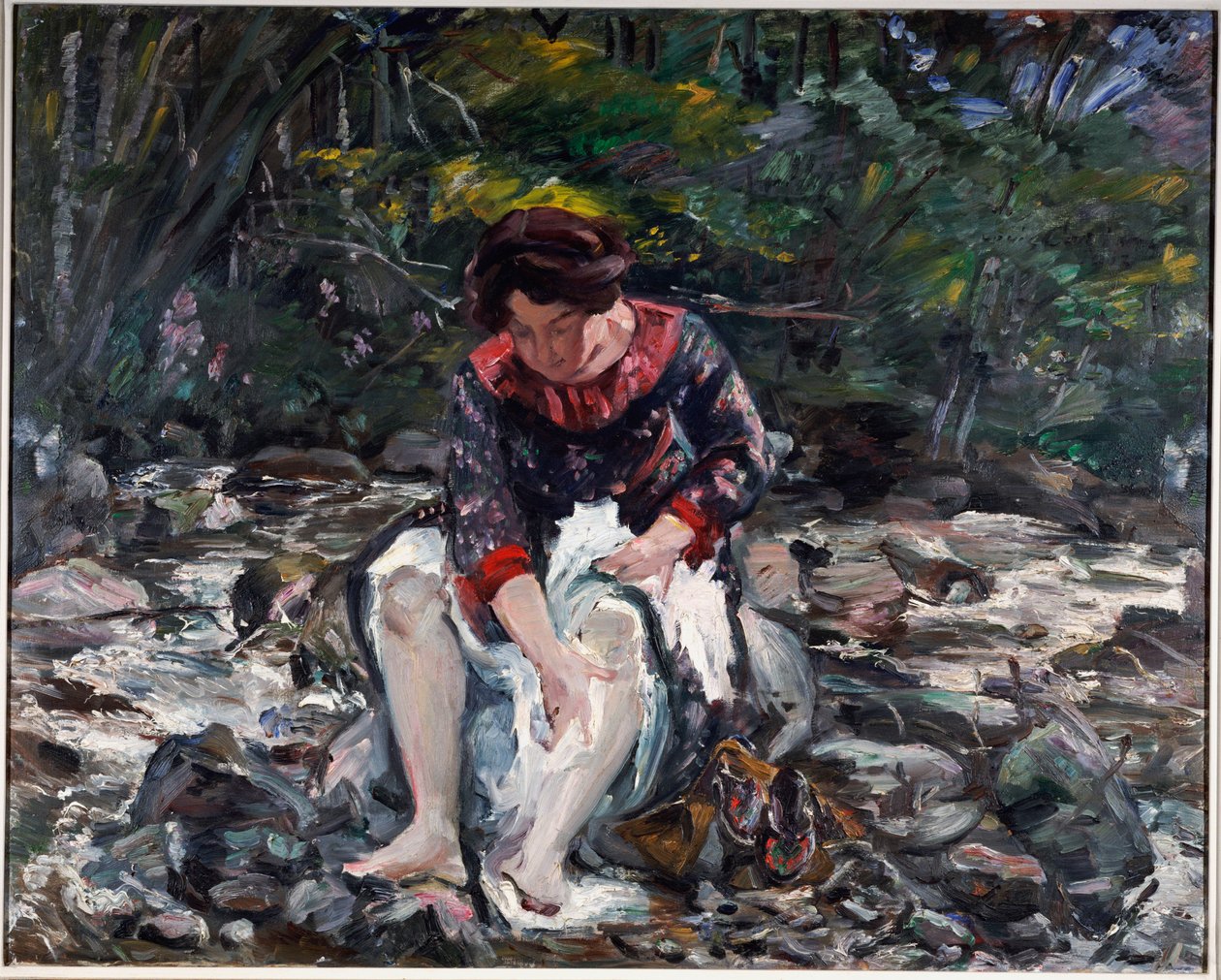 Mädchen im Bach, 1913 von Lovis Corinth
