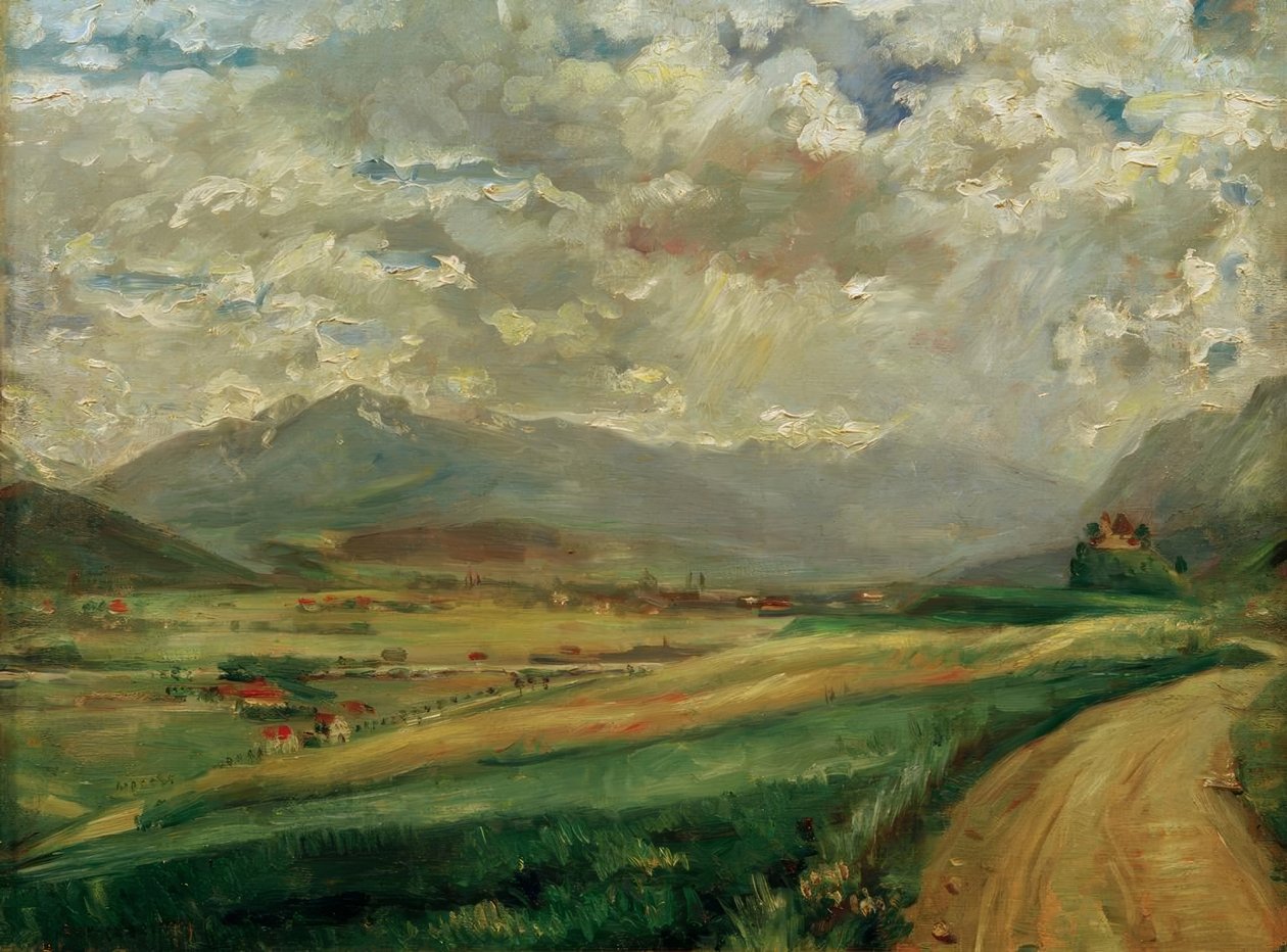 InntalLandschaft von Lovis Corinth hochwertiger Kunstdruck
