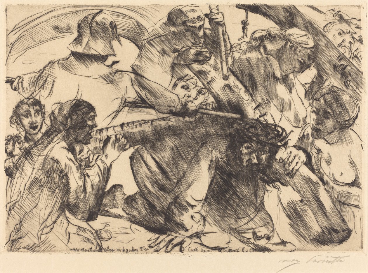 Kreuztragung von Lovis Corinth