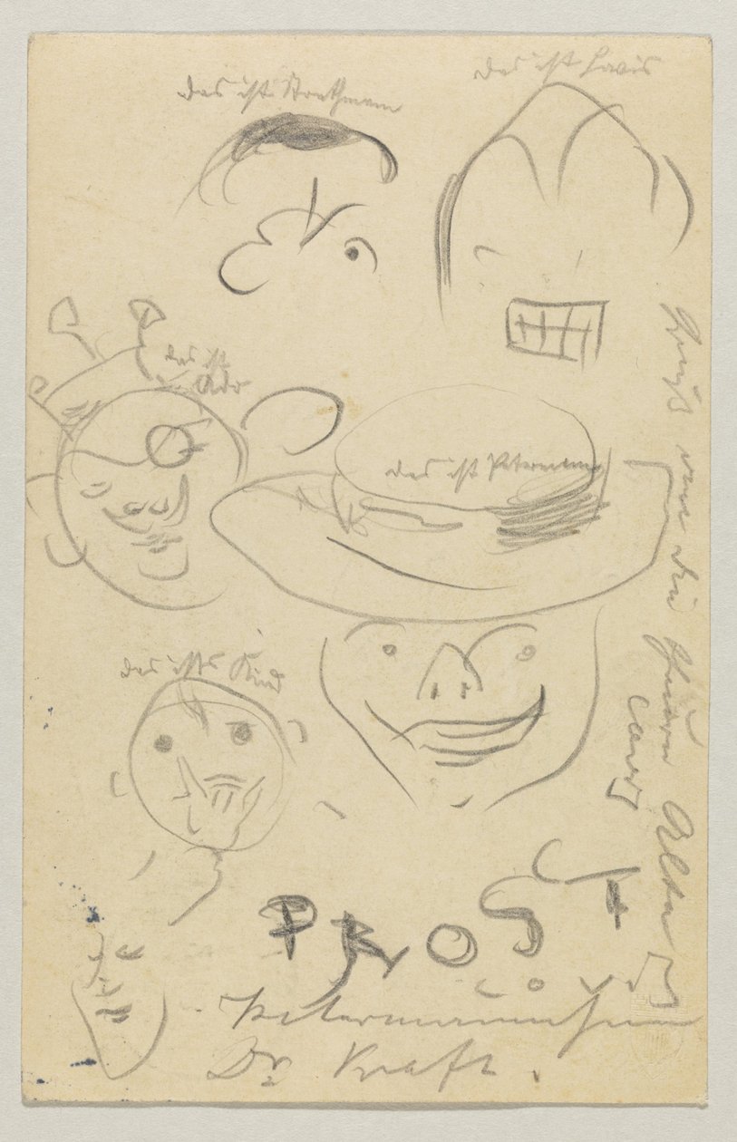 Lovis Corinth an Carl Strathmann: Postkarte, Poststempel 27. März 1905 von Lovis Corinth