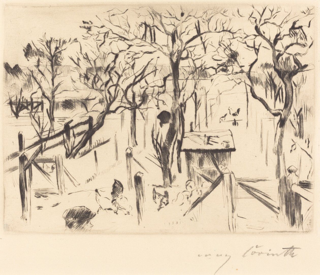 Obstgarten im Herbst von Lovis Corinth