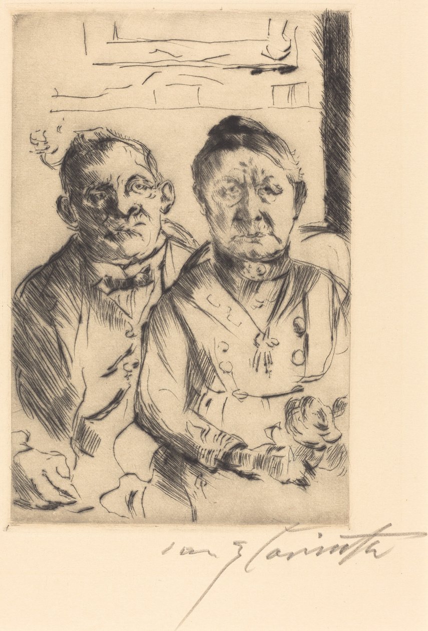 Paar aus Ostpreußen, 1916 von Lovis Corinth