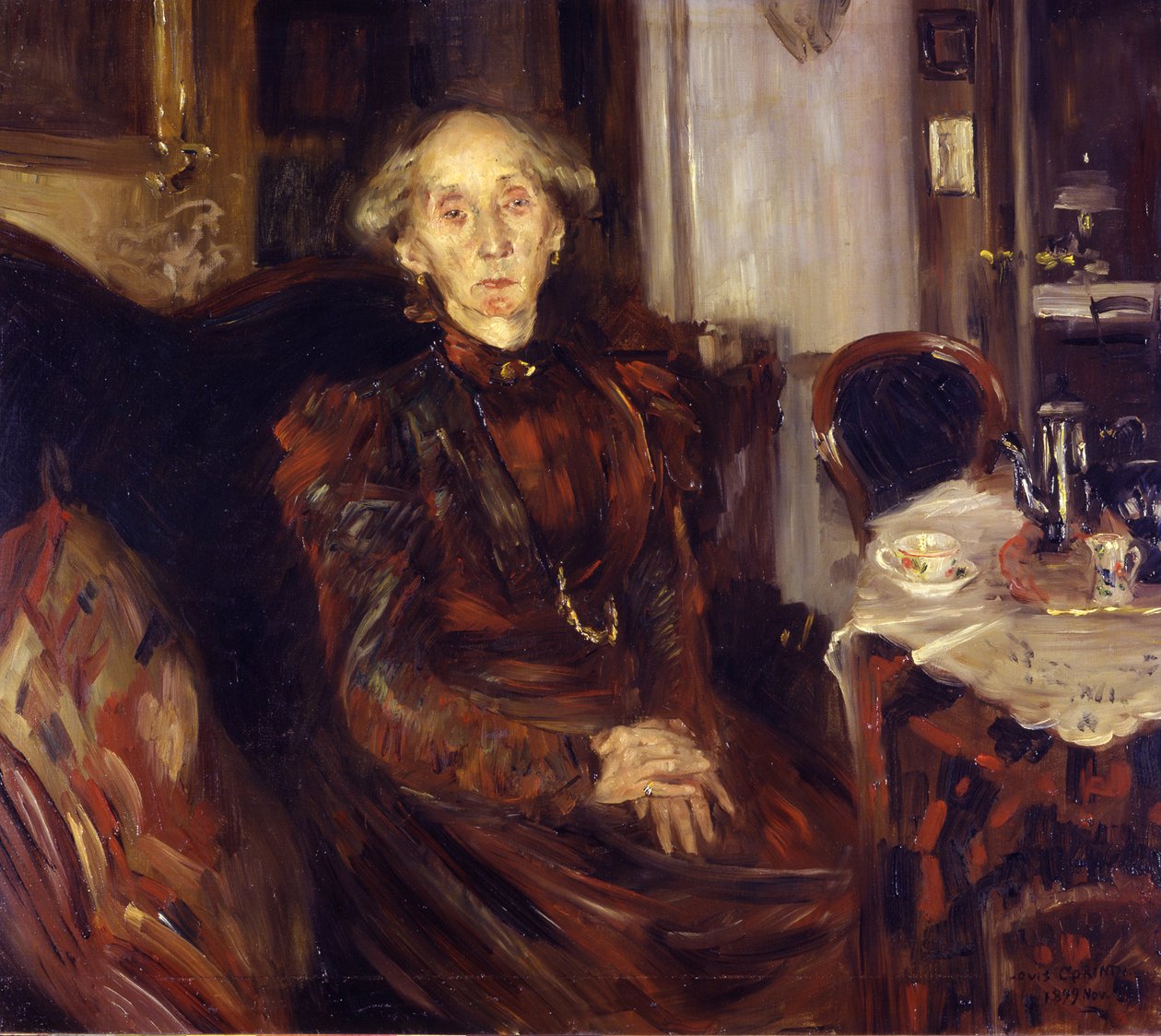 Porträt der Mutter Rosenhagen von Lovis Corinth