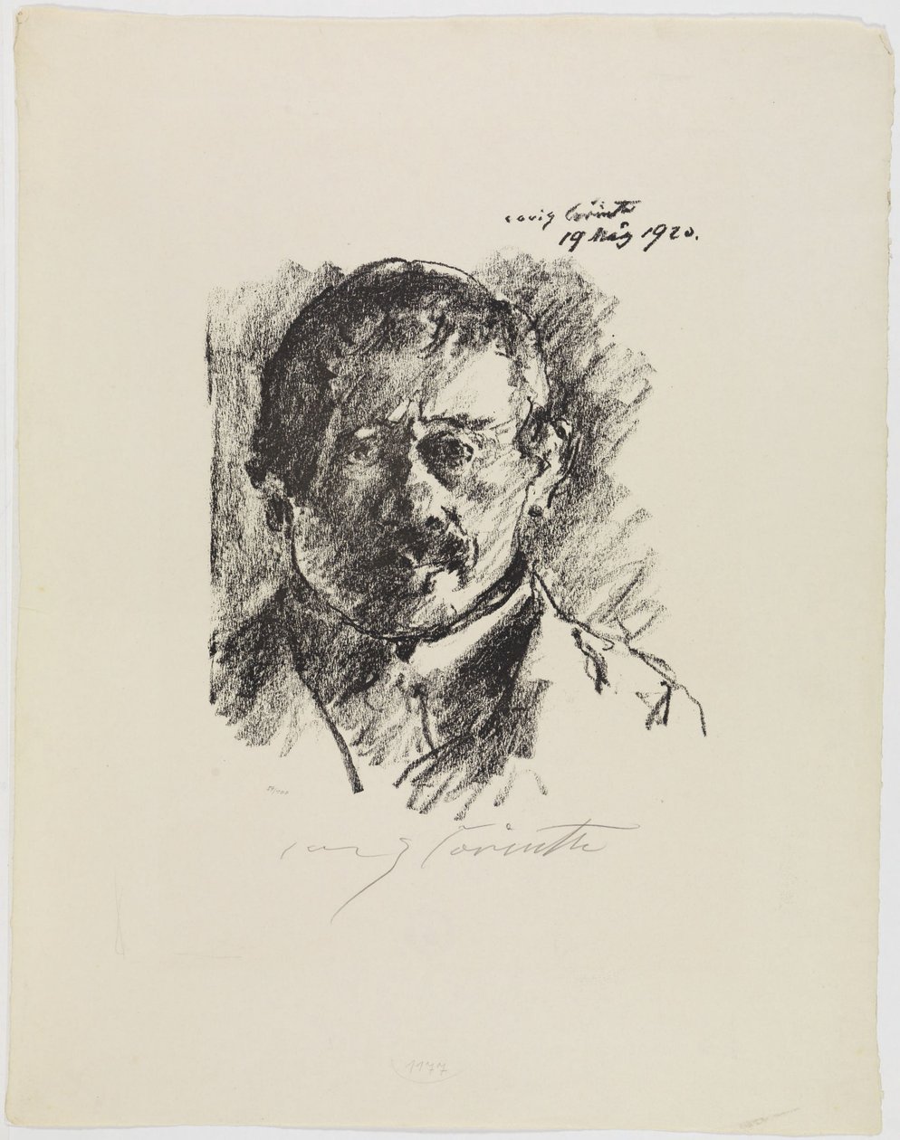 Selbstbildnis, 19. März 1920 von Lovis Corinth