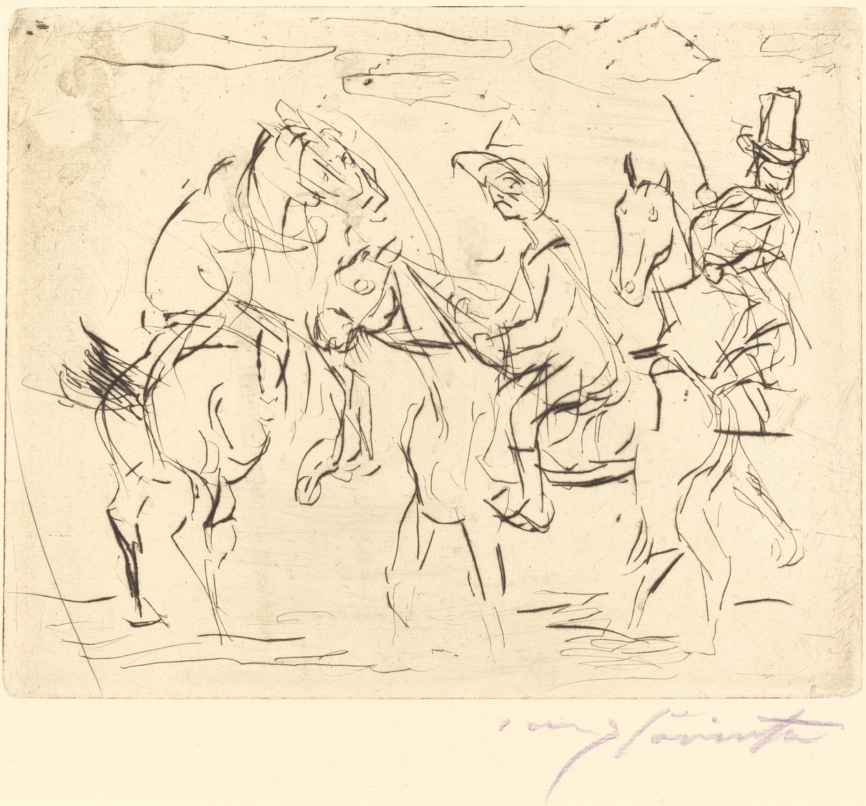 Sonntagsreiter von Lovis Corinth