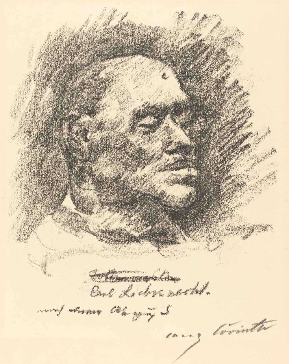 Totenmaske Liebknechts, 1920 von Lovis Corinth