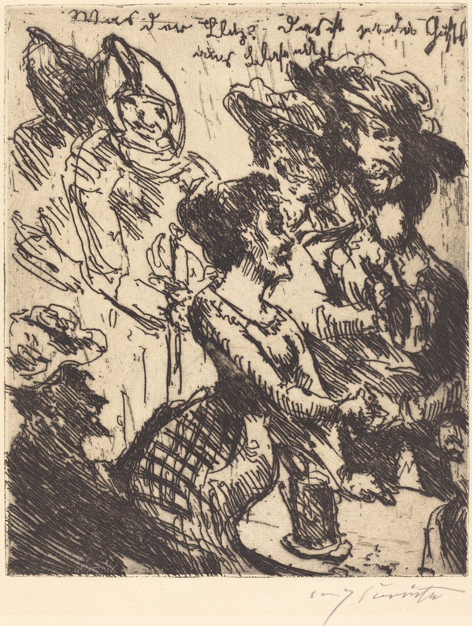 „Was der Blitz! Das ist ja die Gustel von Blasewitz“ von Lovis Corinth