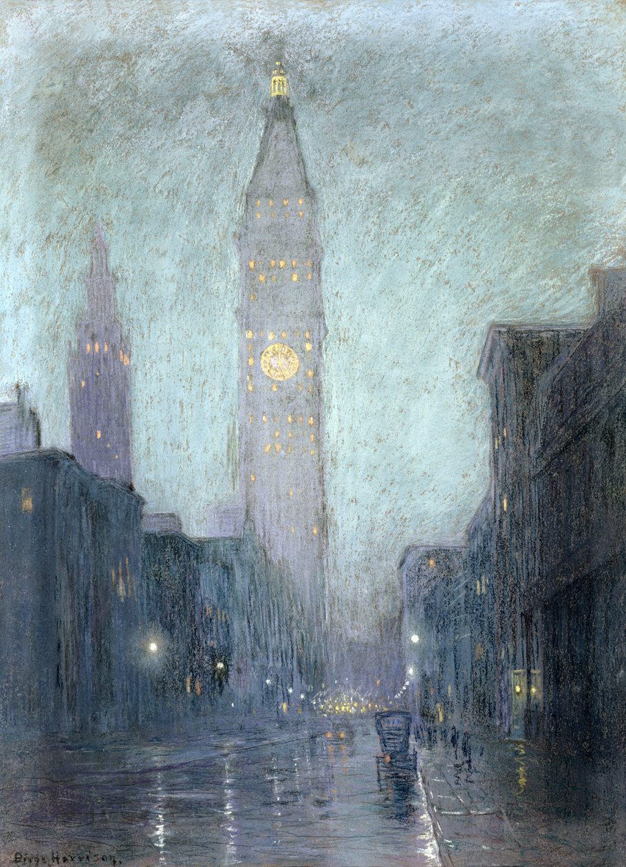 Madison Avenue in der Dämmerung von Lowell Birge Harrison