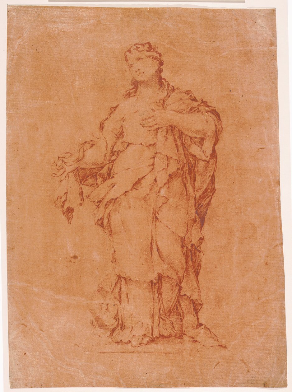Maria Magdalena, nach Algardis Statue in S. Silvestro al Quirinale von Luca Giordano