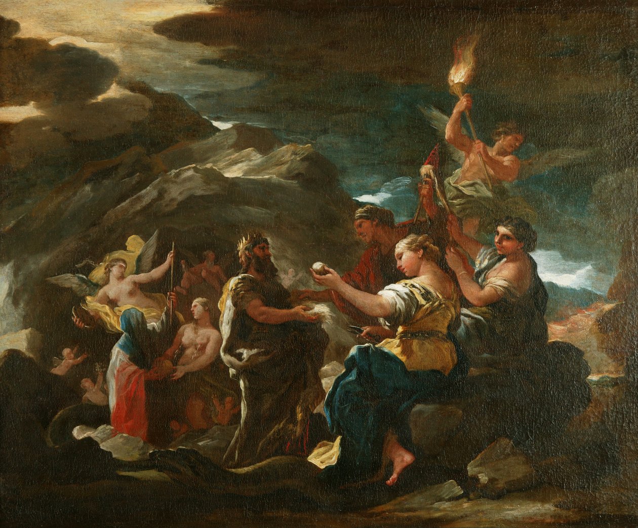 Die Höhle der Ewigkeit, ca. 1685 von Luca Giordano