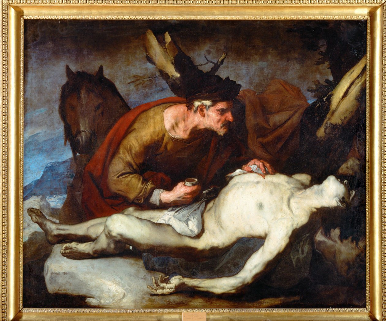 Der barmherzige Samariter von Luca Giordano