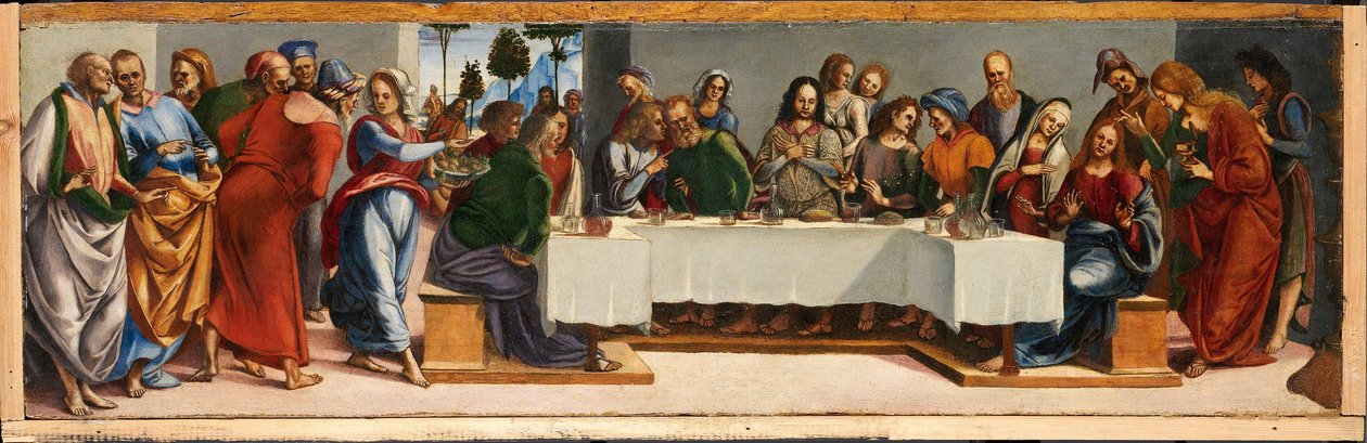 Christus im Haus des Simon des Pharisäers von Luca Signorelli