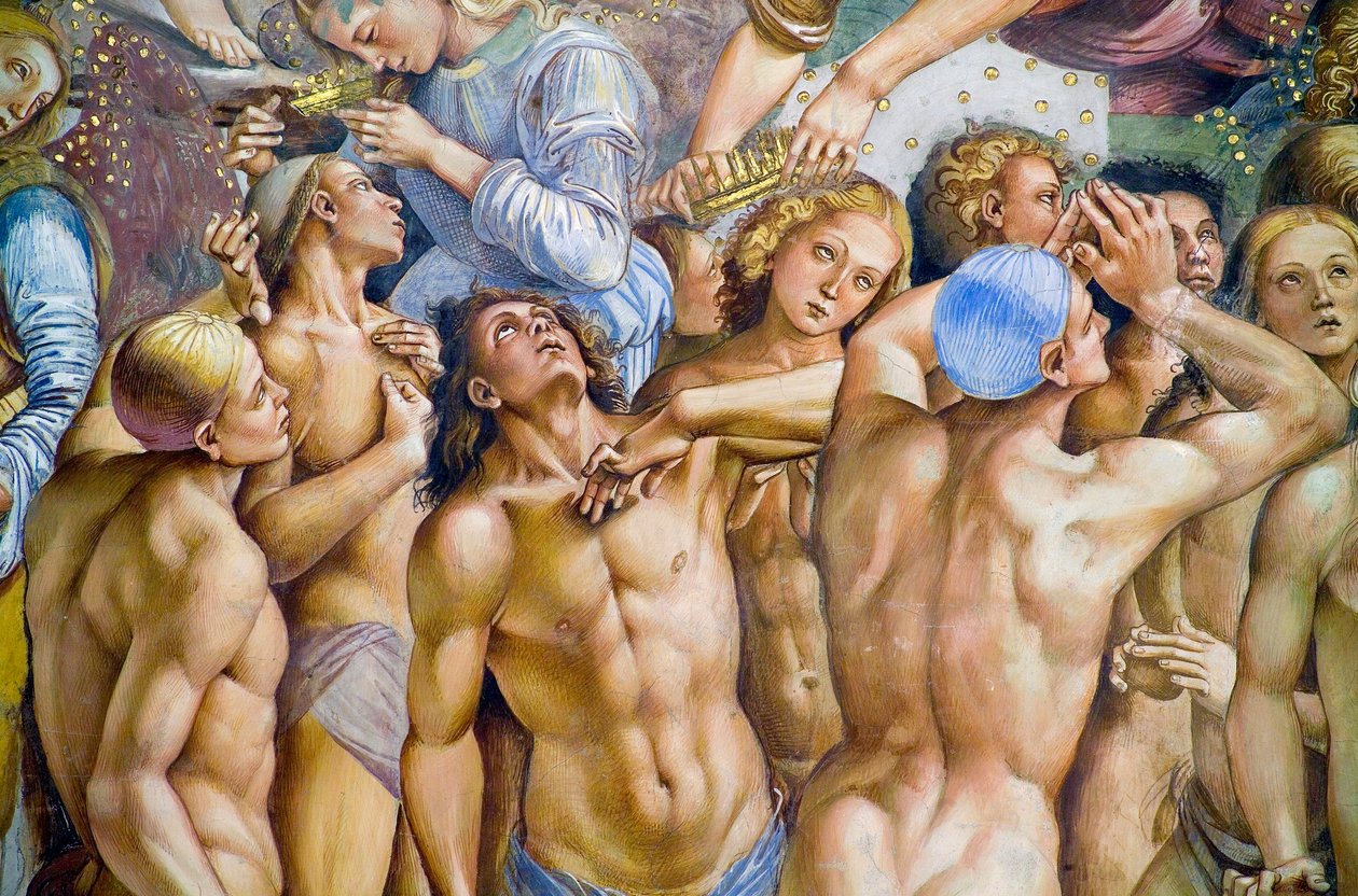Auserwählte, aus dem Freskenzyklus Jüngstes Gericht von Luca Signorelli