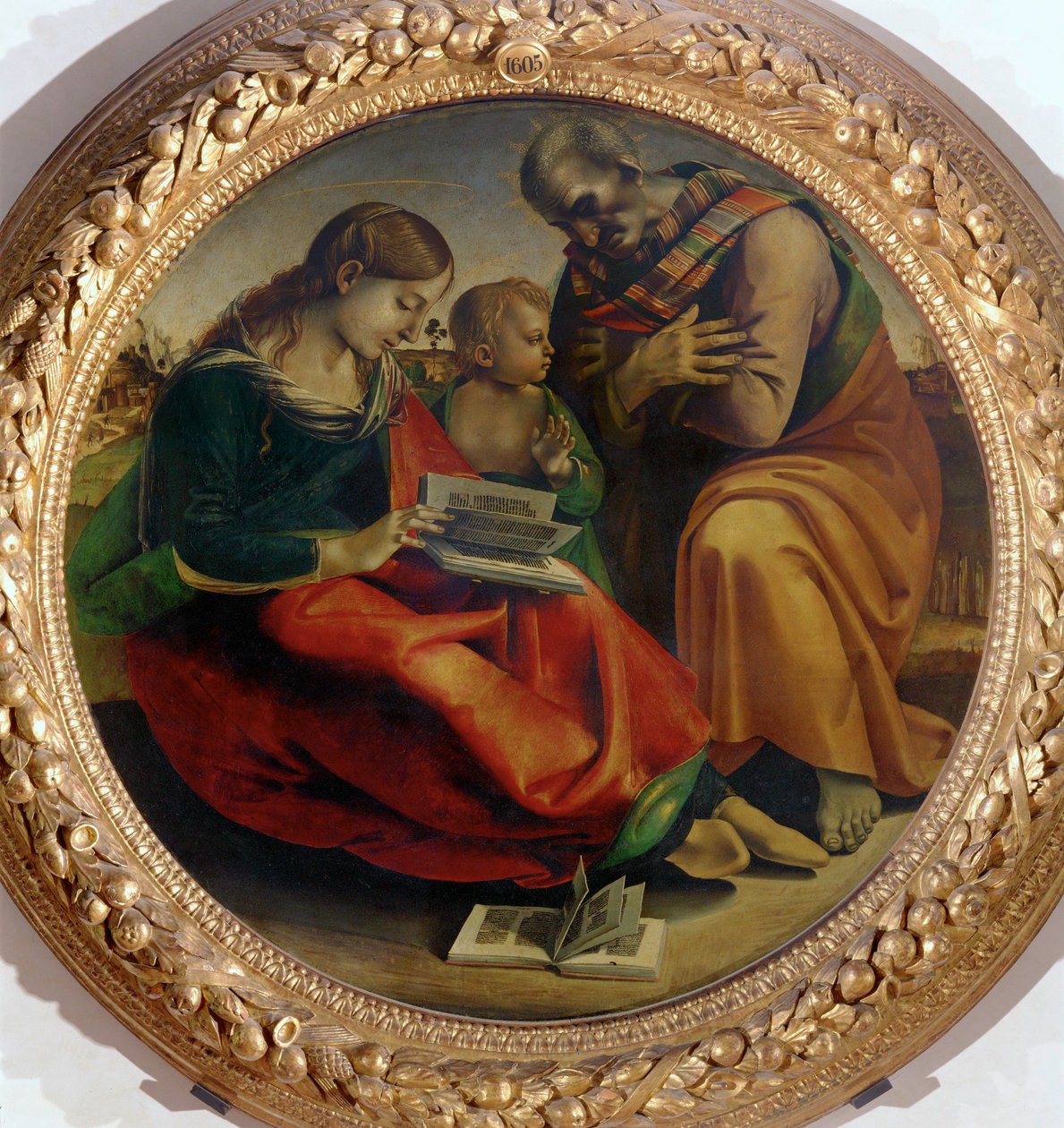 Die Heilige Familie von Luca Signorelli