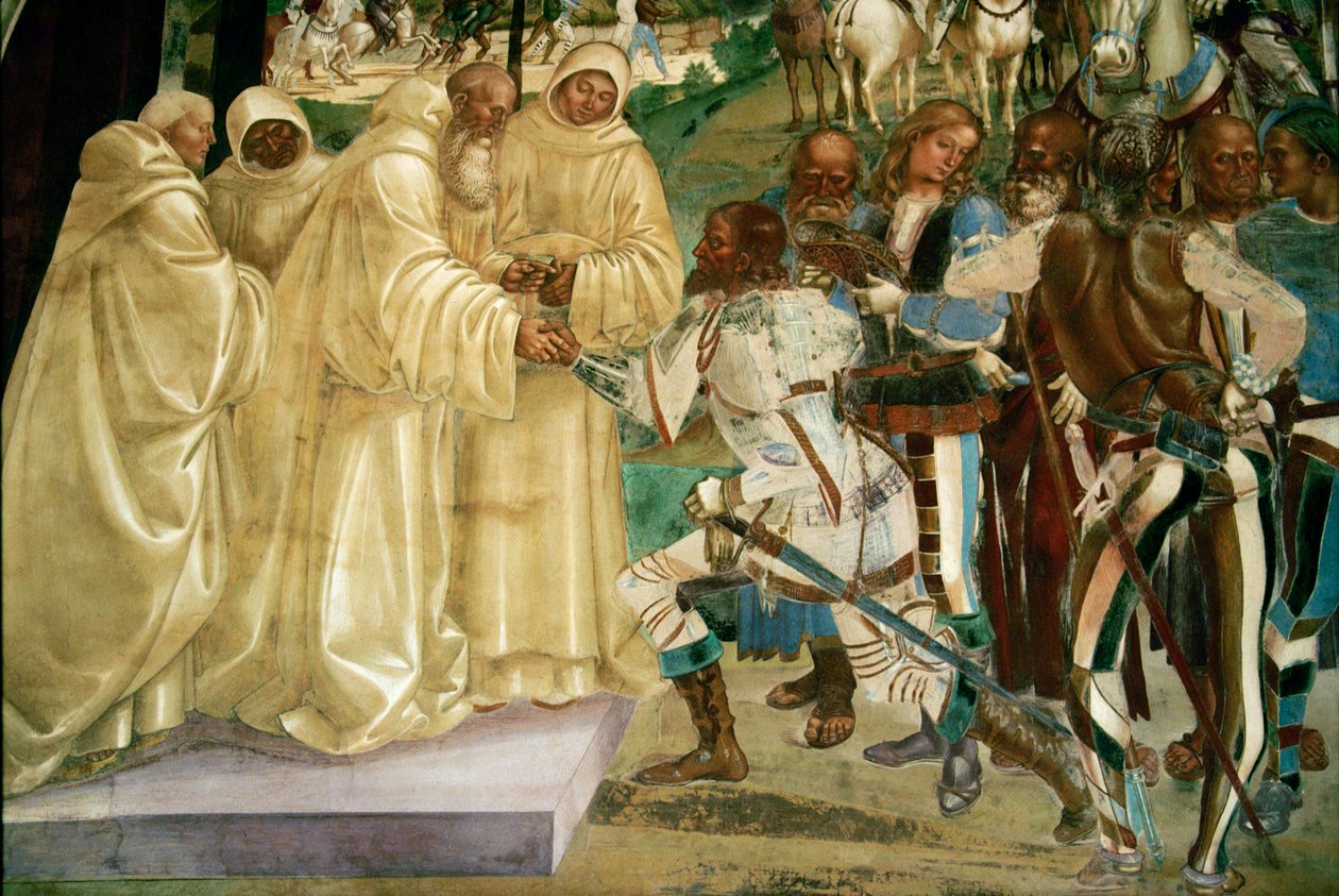Vita des Heiligen Benedikt von Nursia von Luca Signorelli