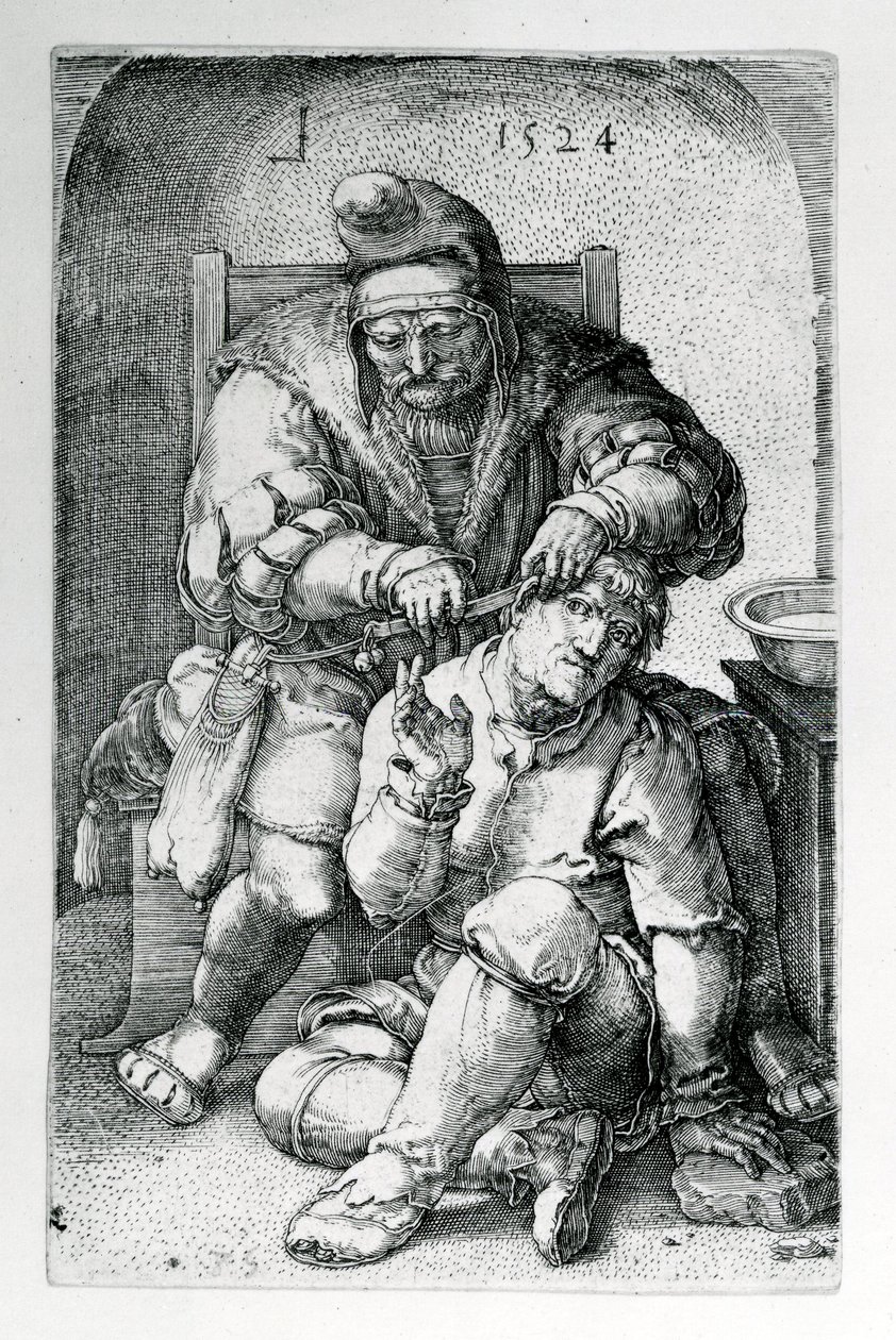 Der Chirurg, 1524 von Lucas van Leyden