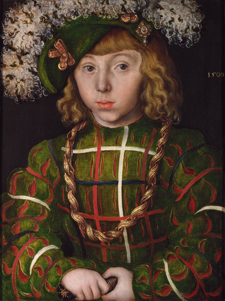 Bildnis Johann Friedrichs I., des Großmütigen von Lucas Cranach the Elder