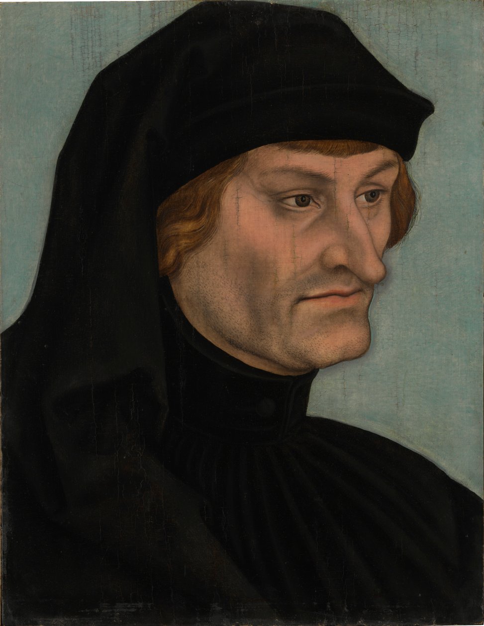 Bildnis des Rudolph Agricola von Lucas Cranach the Elder