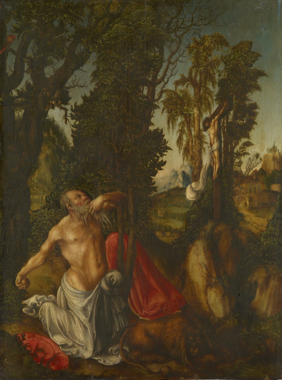 Büßender hl. Hieronymus von Lucas Cranach the Elder