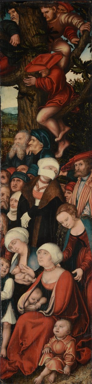 Die Predigt Johannes des Täufers von Lucas Cranach the Elder