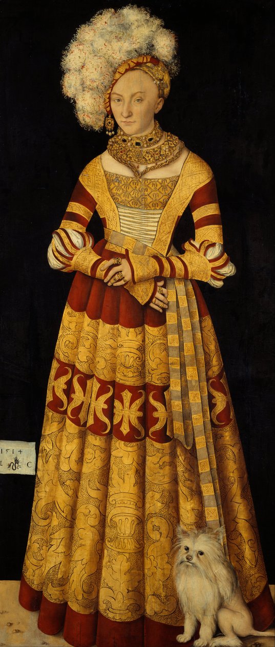 Herzogin Katharina von Mecklenburg (1487-1561) von Lucas Cranach the Elder