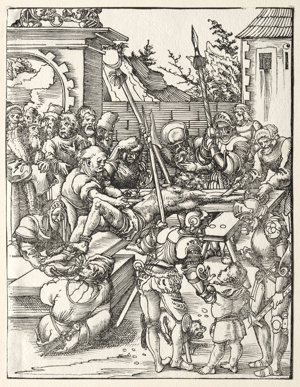 Martyrium des heiligen Bartholomäus von Lucas Cranach the Elder