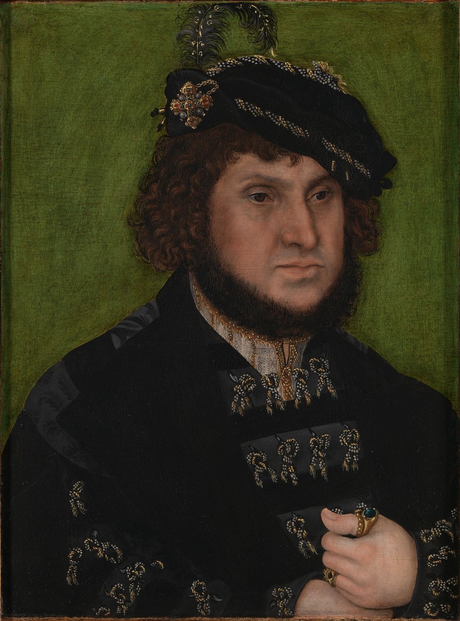 Porträt von Johann, Kurfürst von Sachsen von Lucas Cranach the Elder