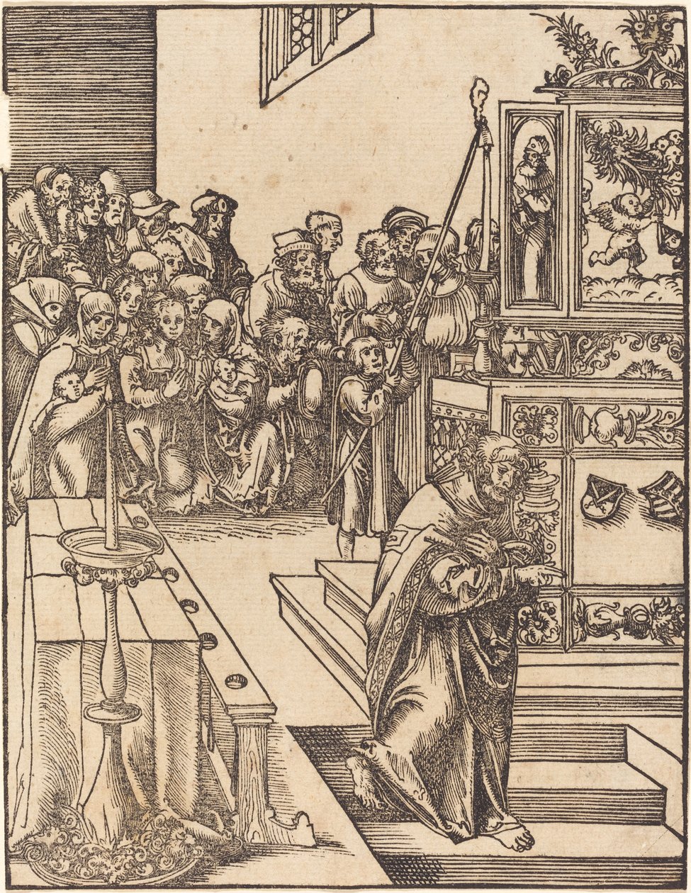 Heiliger Johannes der Evangelist von Lucas Cranach the Elder