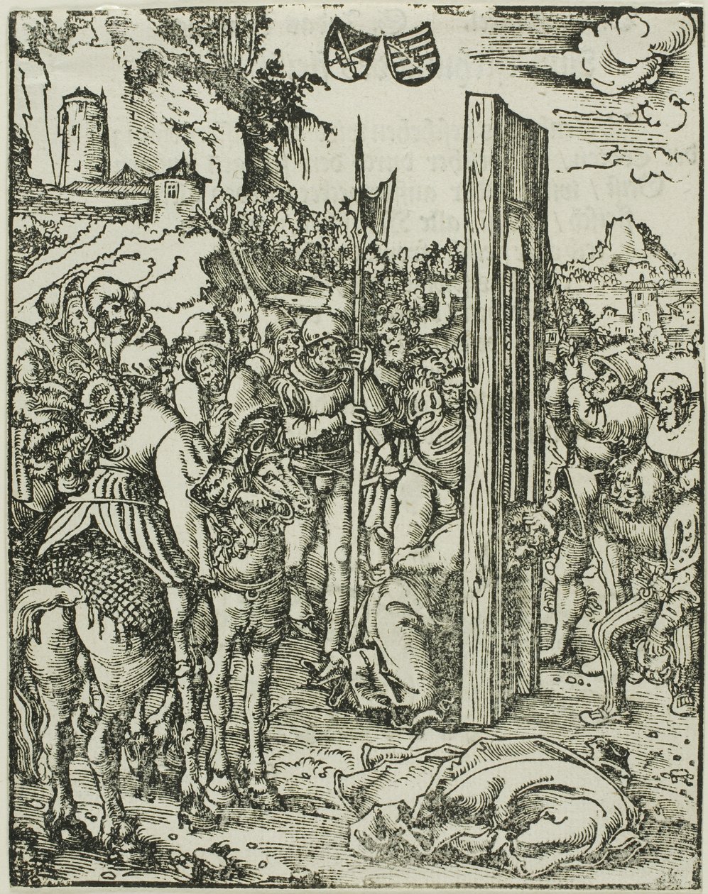 Heiliger Matthias, aus Das Martyrium der Apostel von Lucas Cranach the Elder