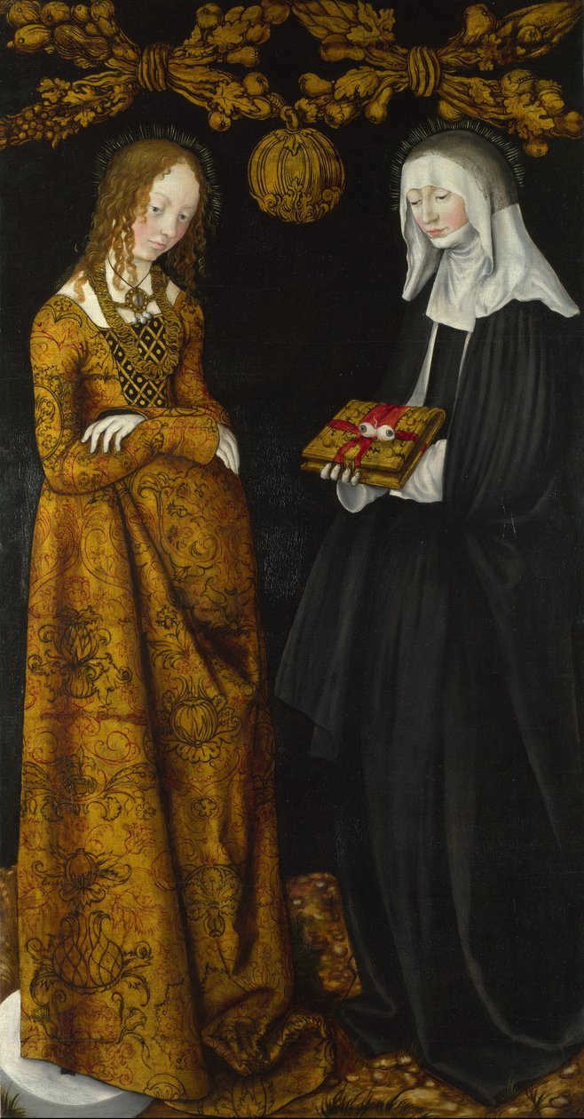 Heilige Christina und Ottilia von Lucas Cranach the Elder