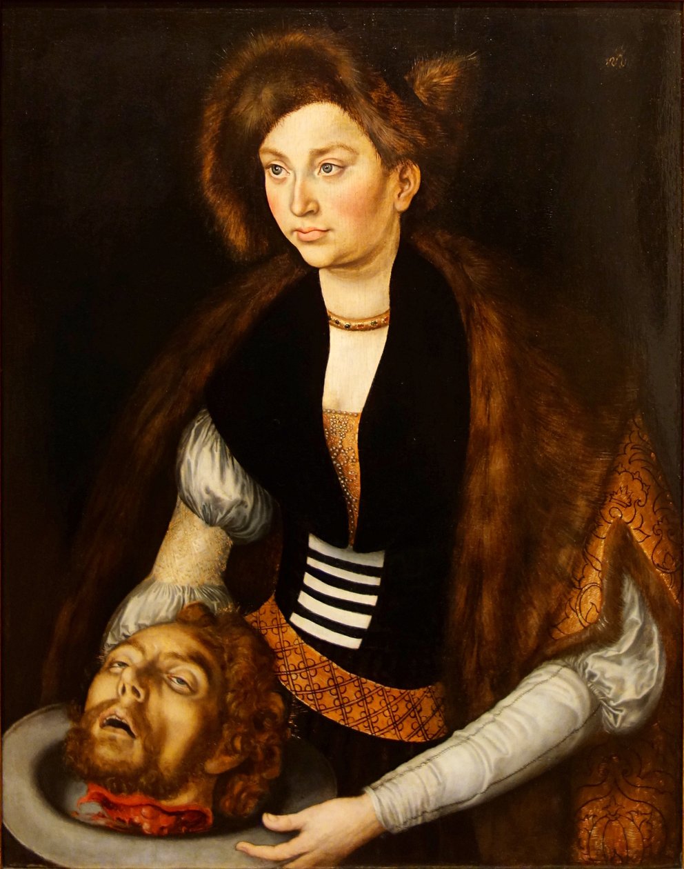 Salome mit dem Haupt Johannes des Täufers von Lucas Cranach the Elder
