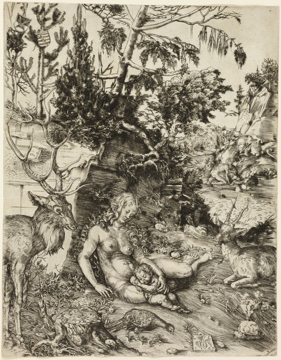 Die Buße des Heiligen Johannes Chrysostomus von Lucas Cranach the Elder