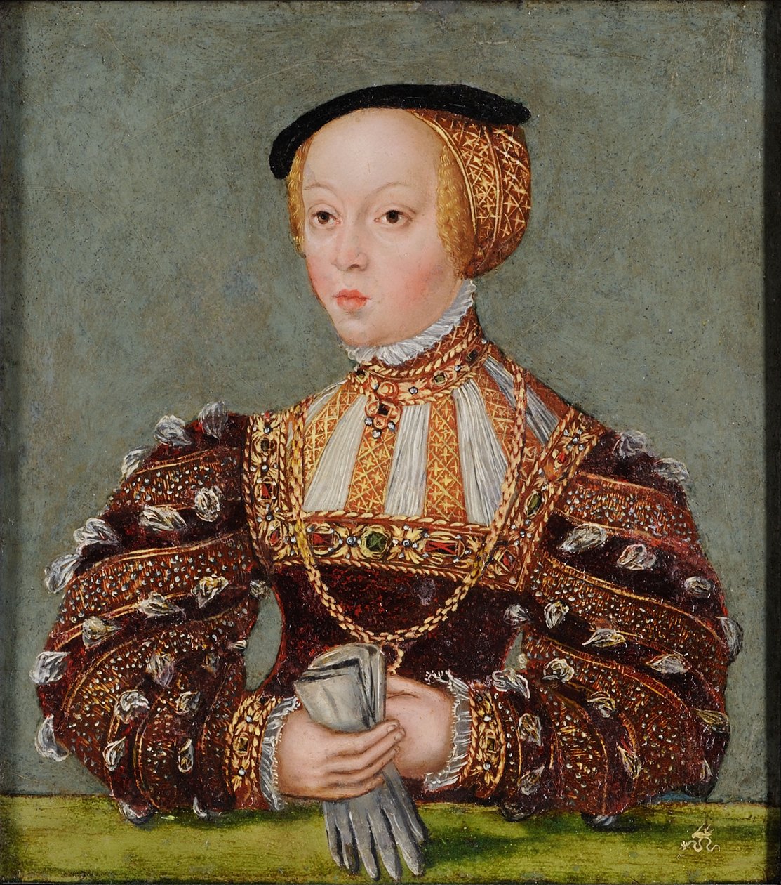 Porträt von Elisabeth von Österreich von Lucas Cranach the Younger