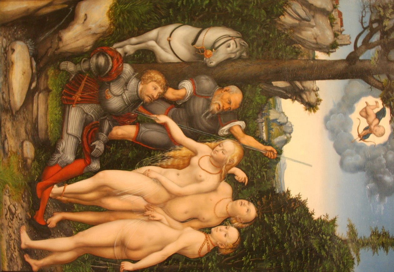Das Urteil des Paris von Lucas Cranach the Younger