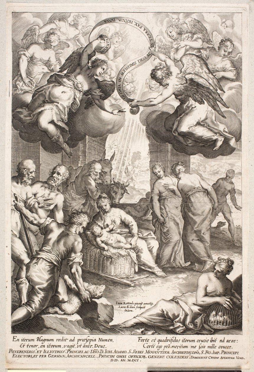 Die Anbetung der Hirten von Lucas Kilian