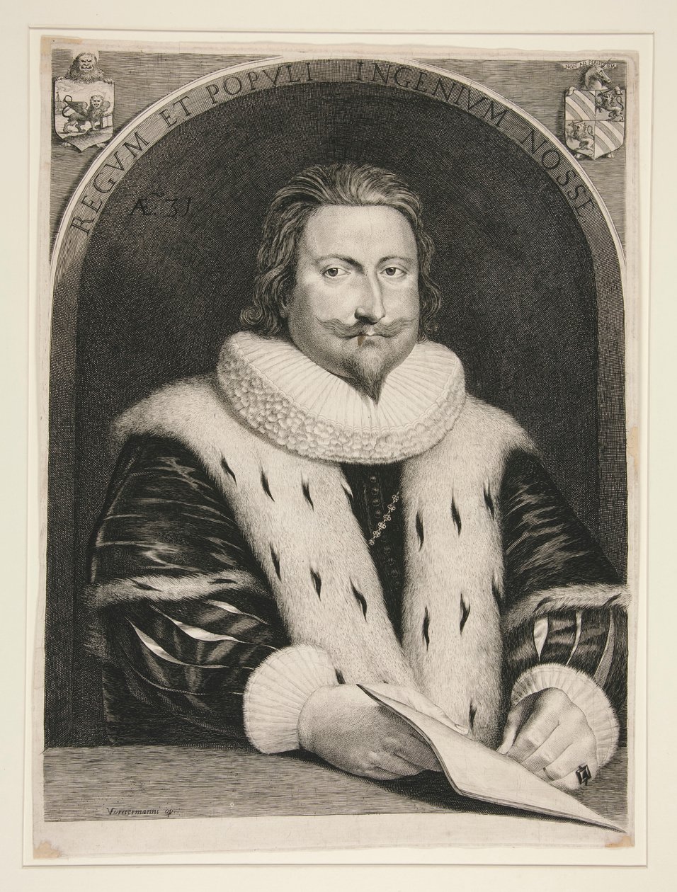 Alvise Contarini/Aloysius Contareno im Alter von 31 Jahren von Lucas Vorsterman the Elder