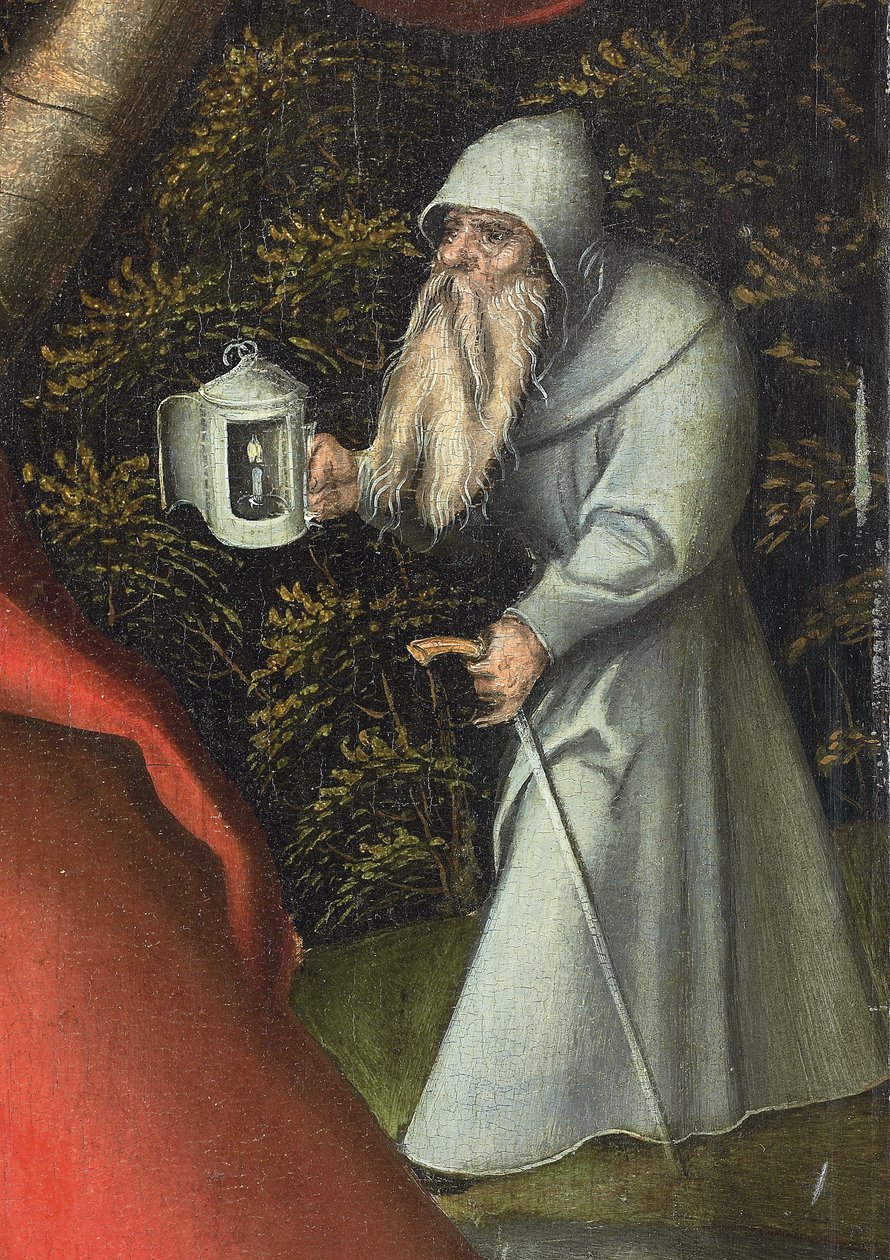 Der heilige Christophorus trägt das Christuskind von Lucas the Elder (workshop of) Cranach