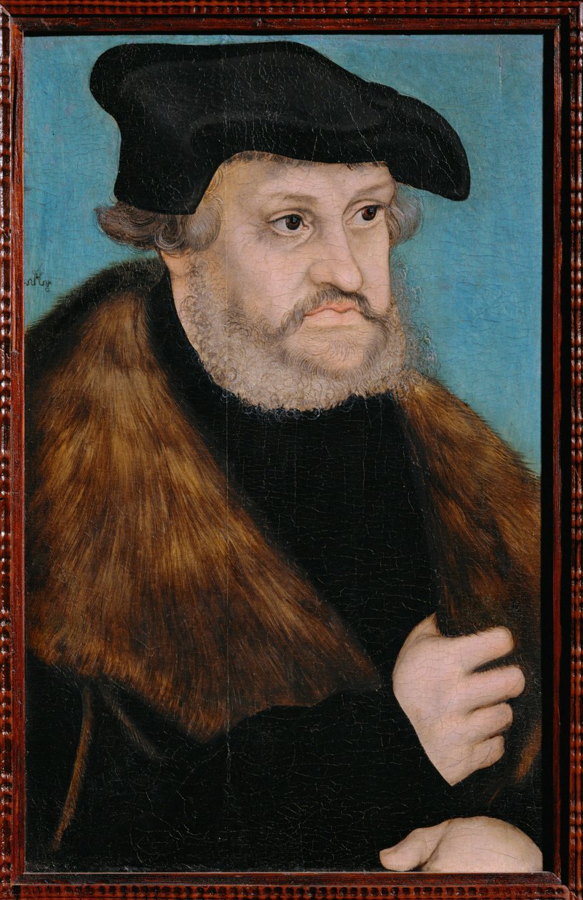 Kurfürst Friedrich der Weise von Lucas the Elder Cranach