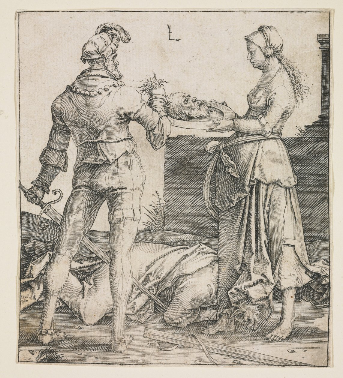 Die Enthauptung von Johannes dem Täufer, 1513 von Lucas van Leyden