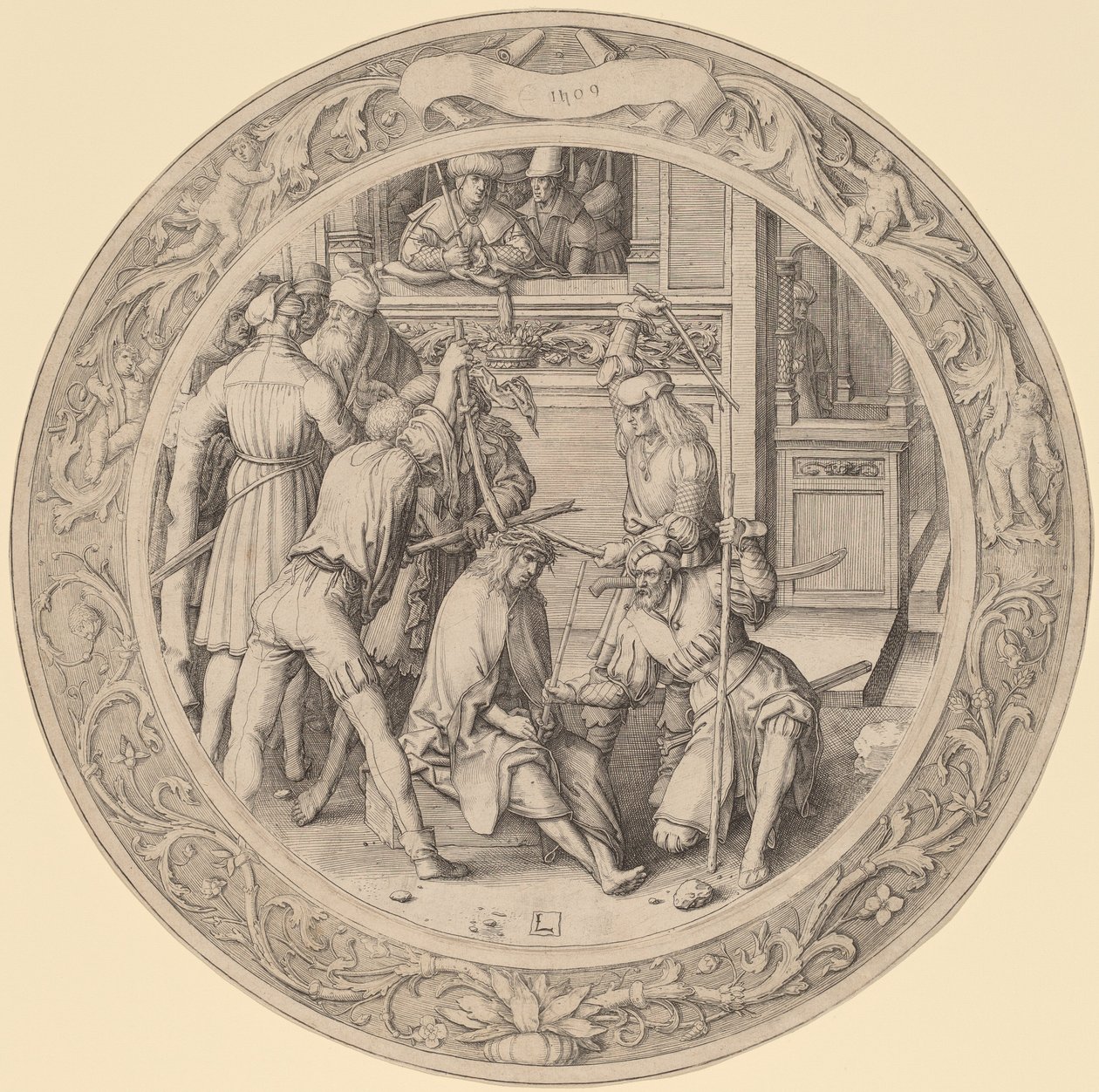 Christus mit Dornen gekrönt von Lucas van Leyden