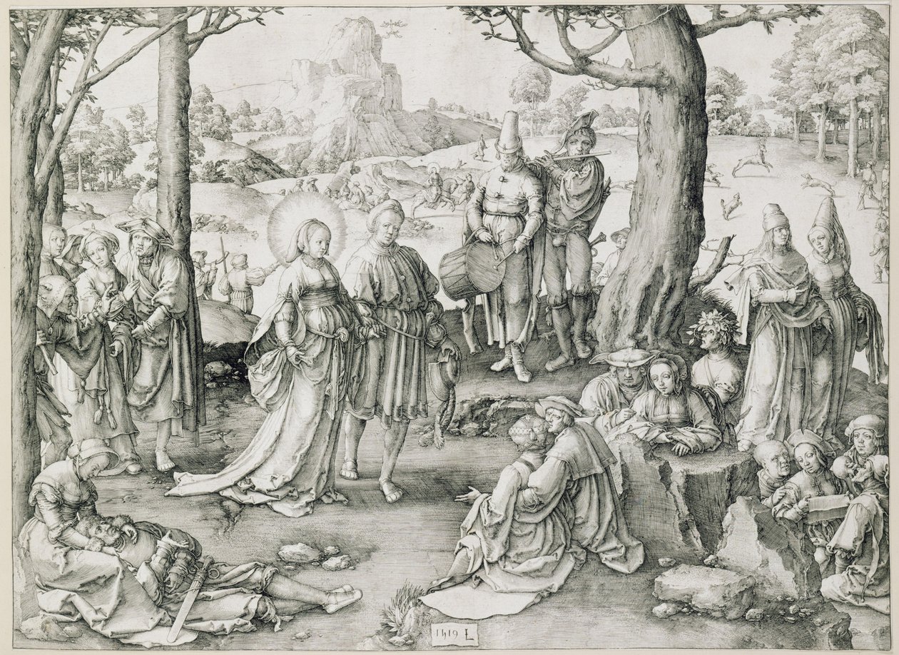 Der Tanz der Maria Magdalena von Lucas van Leyden