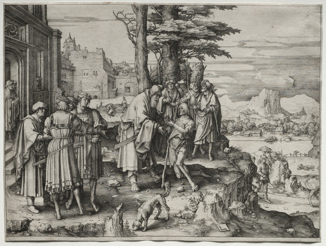 Die Rückkehr des verlorenen Sohnes von Lucas van Leyden