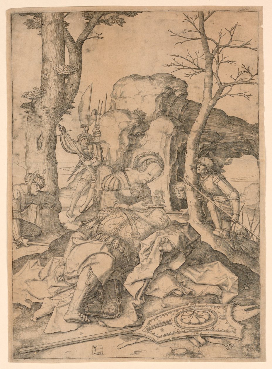 Samson und Delilah von Lucas van Leyden