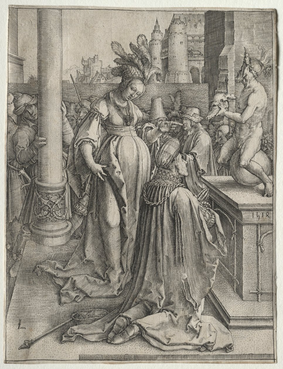 Salomons Götzendienst von Lucas van Leyden