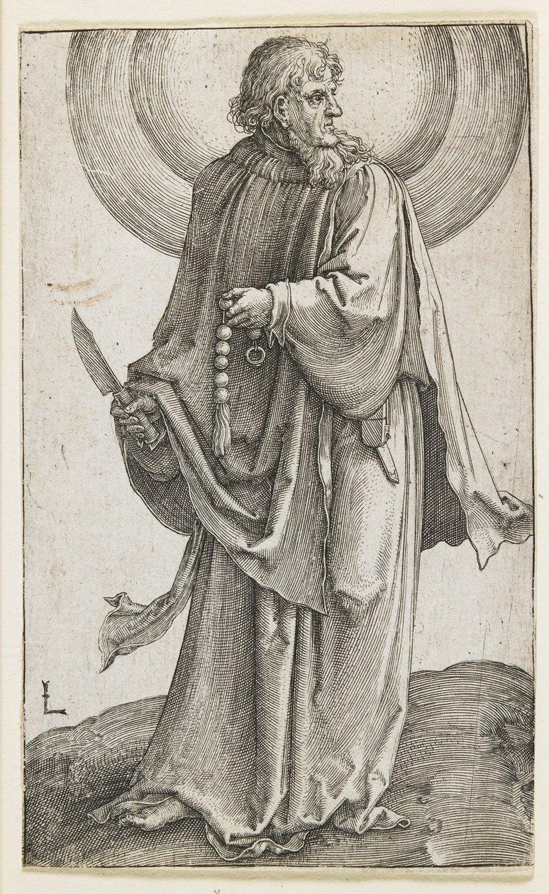 St. Bartholomäus, 1510 von Lucas van Leyden